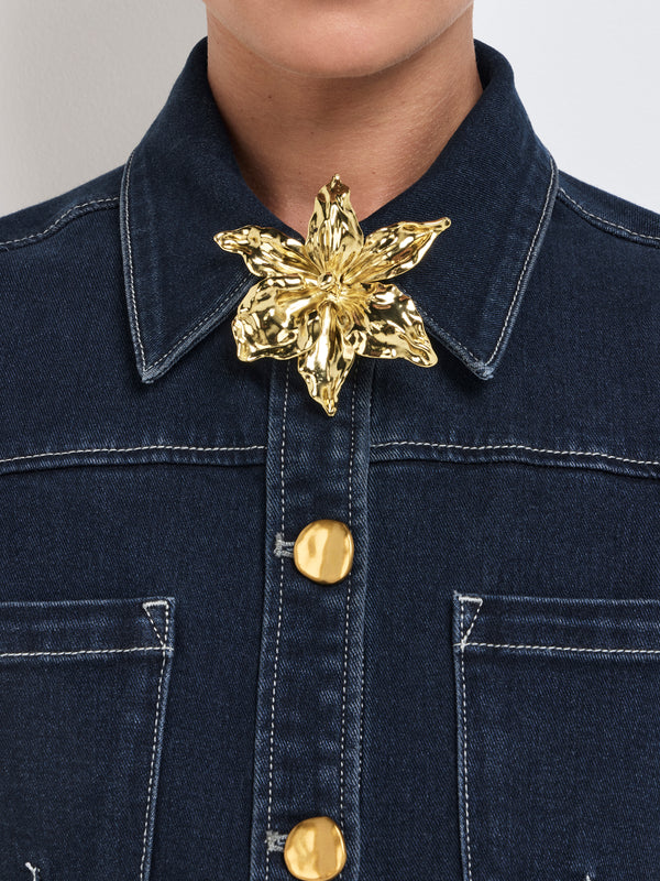 SHEIKE Bloom Broach Gold 1007955 Model Image