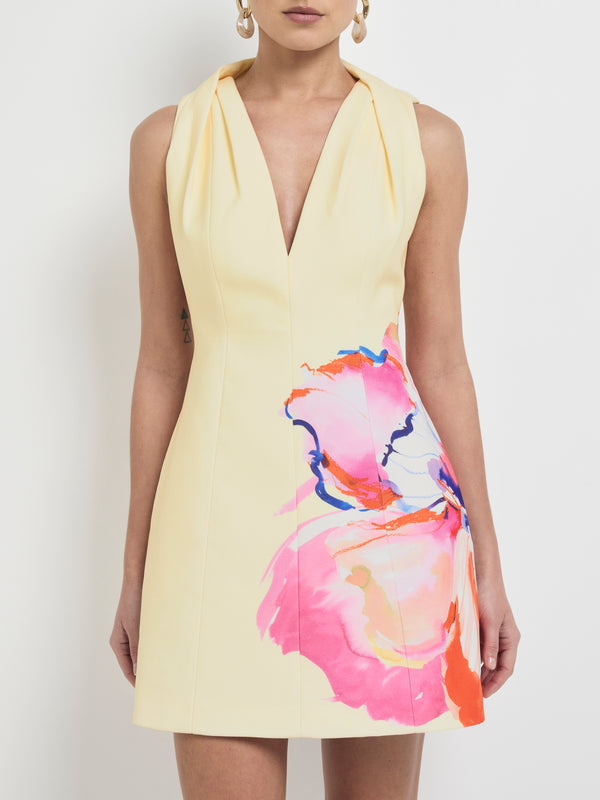 Fleur Blooms Mini Dress Floral 1007965 Cloe Up Image