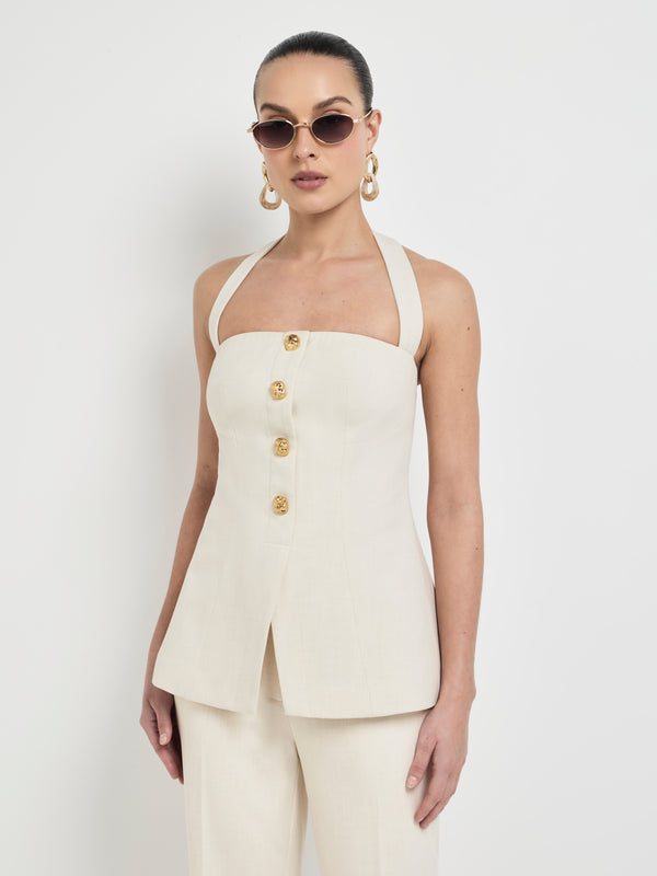 Size8 SHEIKE Carmen Top Ecru 1007971 Front Image