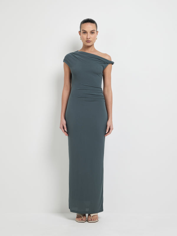 Size8 SHEIKE Sabine Midi Dress Anthracite 1007979 Front Image