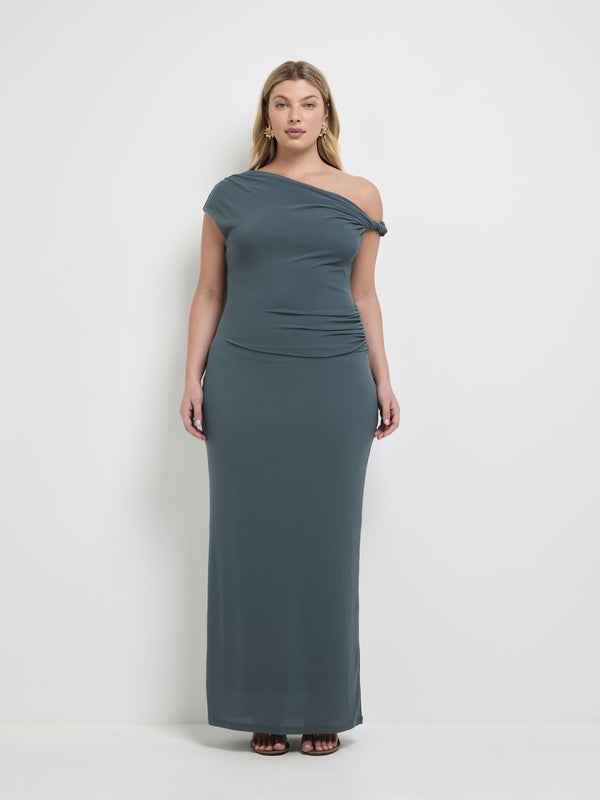 Size16 SHEIKE Sabine Midi Dress Anthracite 1007979 Front Image