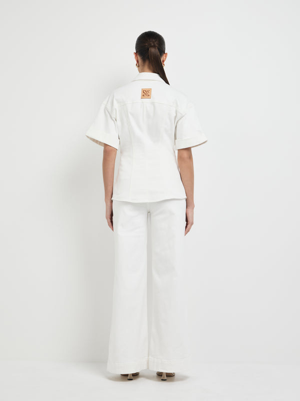 SHEIKE Esme Shirt White 1007984 Back Image