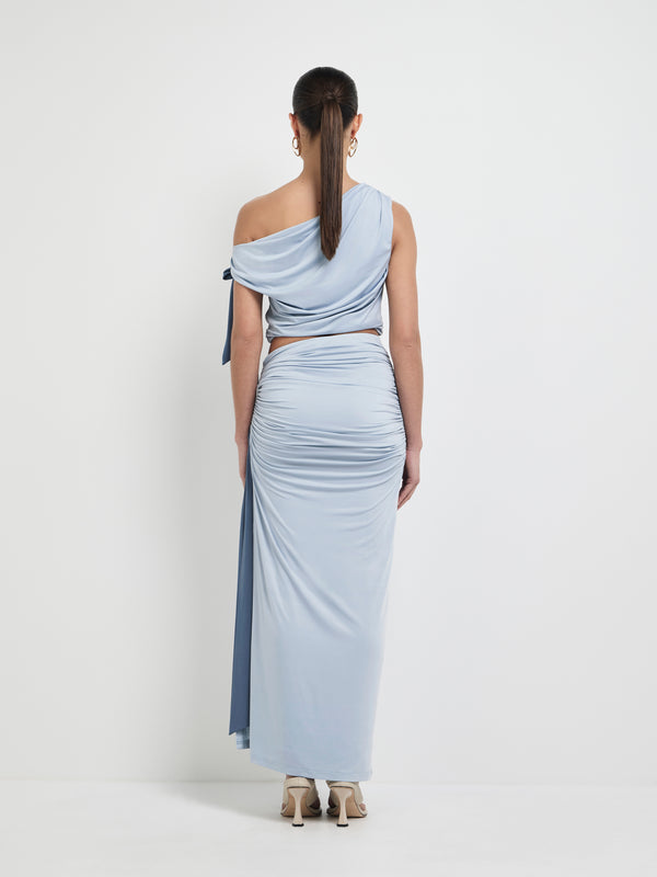 SHEIKE Leon Midi Skirt Iceblue 1007989 Back Images