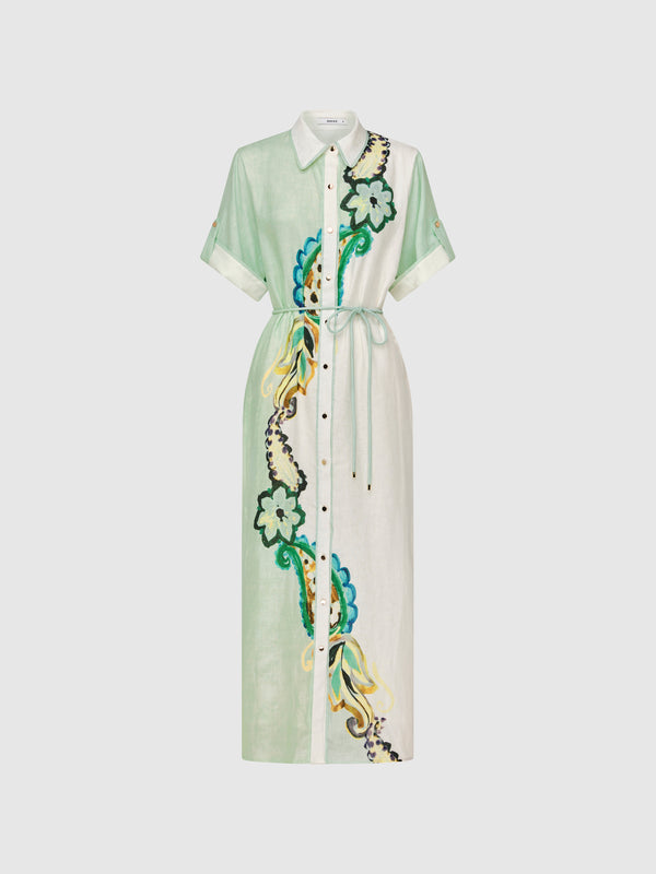 Ghost SHEIKE Dreamer Midi Dress Paisley 1008009 Ghost Image