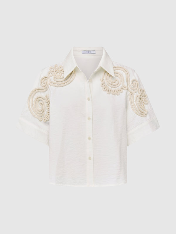 SHEIKE Estelle Shirt Ivory 1008011 Ghost Image