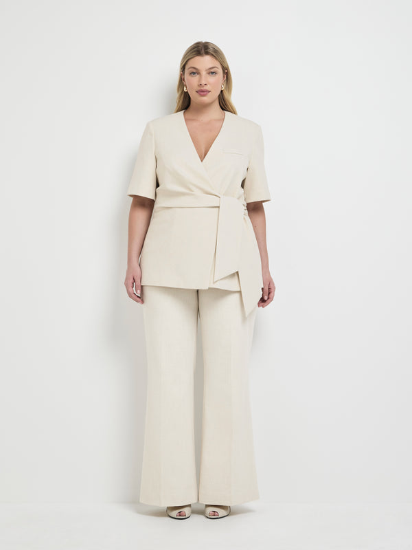 Size16 SHEIKE Carmen Pant Ecru 1008022 Front Image