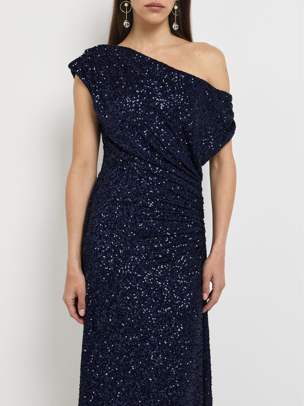 SHEIKE Martina Maxi Dress Navy 1008026 Detail Image