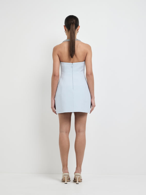 SHEIKE Paris Mini Dress Ice Blue 1008044 Back Image