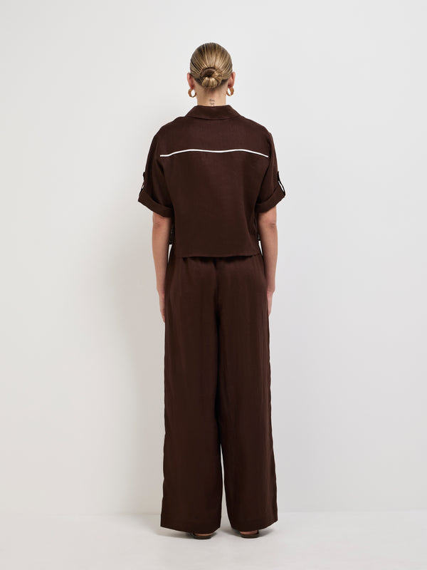 SHEIKE Millie Shirt Brown 1008088 Back Image