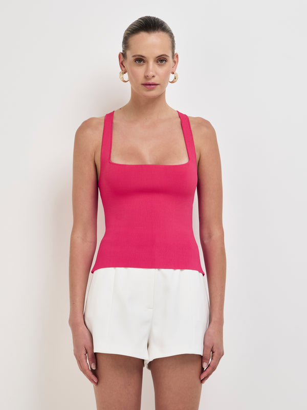 Size8 SHEIKE Leilani Top Raspberry 1008090 Detail Front Image