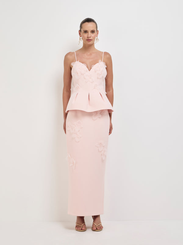 SHEIKE La Fleur Midi Skirt Pink 1008081 Front Image