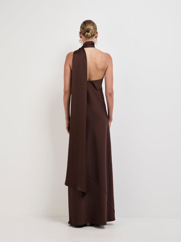 SHEIKE Emmy Gown Chocolate 1008097 Back Image