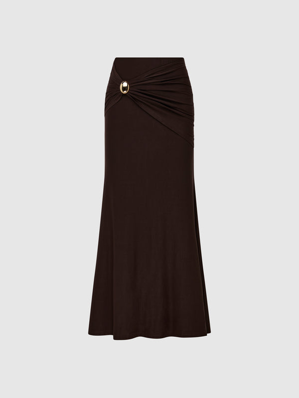 SHEIKE Marta Skirt Brown 1008098 Ghost Image