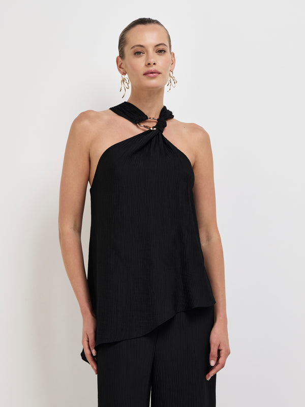 Size8 SHEIKE Gemini Top Black 1008099 Close Up Image