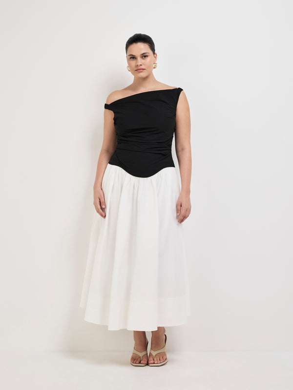 Size12 SHEIKE Tamika Maxi Dress Black 1008140 Front Image