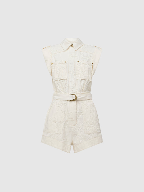 SHEIKE Maisie Playsuit Ivory 1008184 Ghost Image