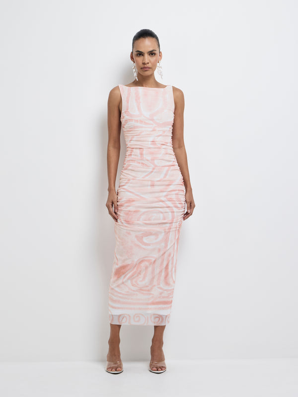 Size8 SHEIKE Corfu Mesh Dress Print 1008195 Front Image