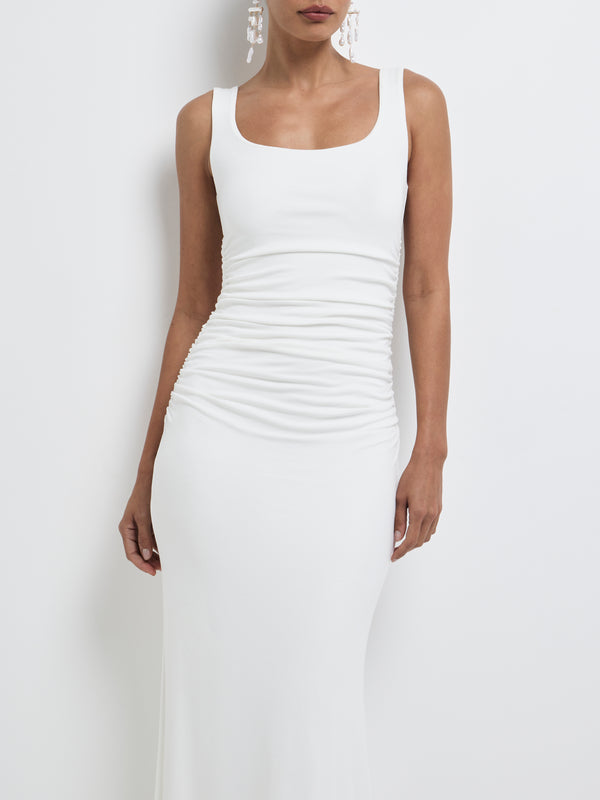 SHEIKE Liberty Midi Dress White 1008212 Close Up Image
