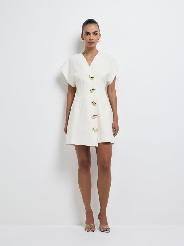 SIze8 SHEIKE Gabrielle Mini Dress White 1008213 Front Image