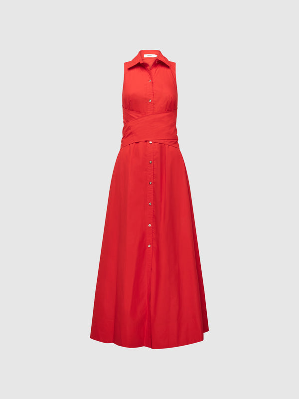 SHEIKE Cecilia Midi Dress Red 1008242 Ghost Image