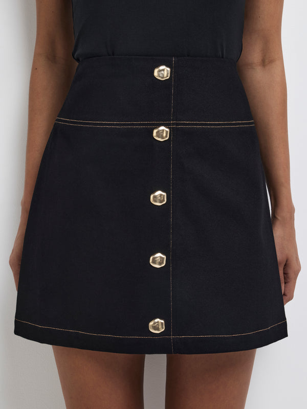 SHEIKE Tori Mini Skirt Black 1008276 Detail Image