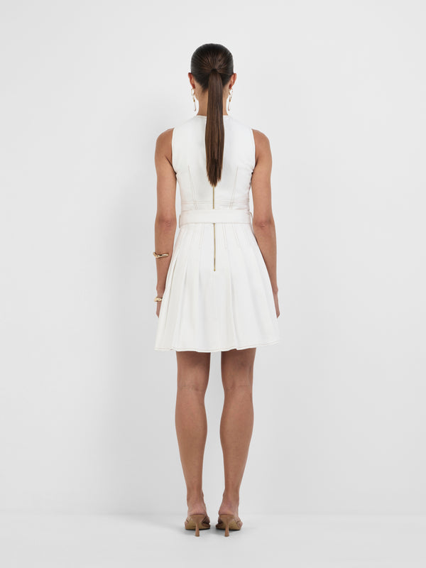 SHEIKE Tori Mini Dress White 1008302 Back Image