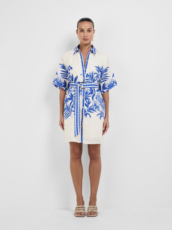 Size8 SHEIKE Becca Palm Mini Dress Print 1008320 Front Image