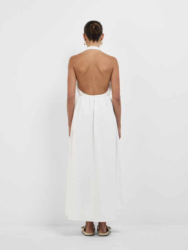 SHEIKE 1008434 Selene Maxi Dress White Back Image