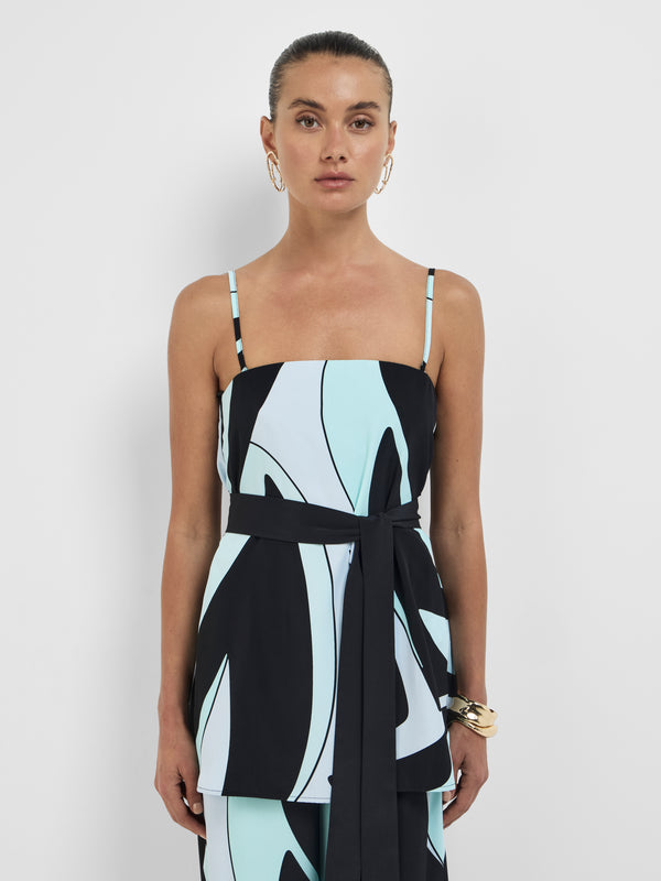 Size8 SHEIKE Romy Top Geo 1008474 Close Up Image