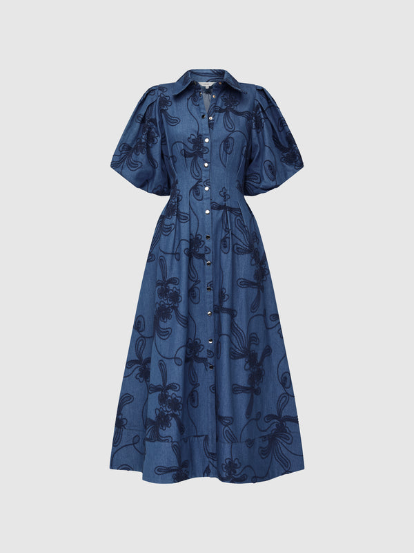 SHEIKE Hazel Midi Dress Floral 1008547 Ghost Image 