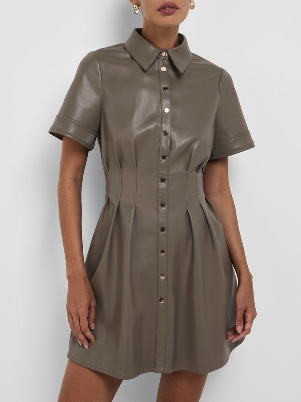 SHEIKE Seline Mini Dress Olive 1008589 Close Up Image 