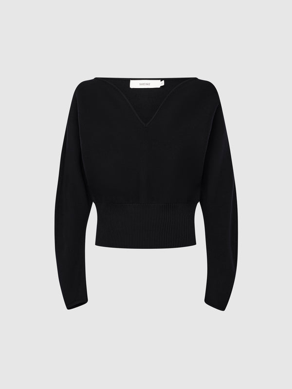SHEIKE Daphne Knit Top Black 1008596 Ghost Image