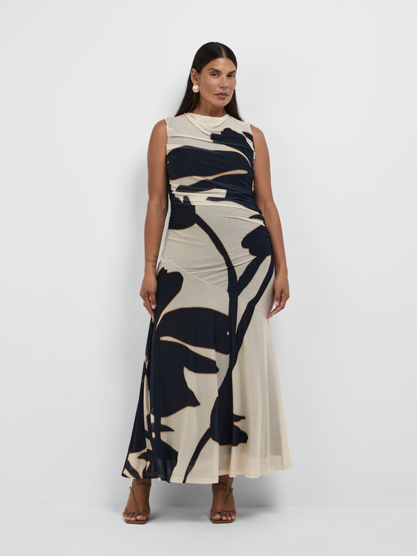 Size12 SHEIKE Delilah Maxi Dress Floral 1008643 Front Image