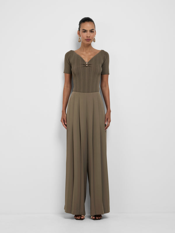 SHEIKE Adele Pant Olive 1008648 Front Image