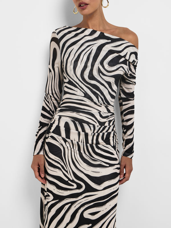 SHEIKE Romeo Dress Zebra 1008652 Close Up Image