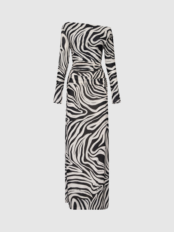 SHEIKE Romeo Dress Zebra 1008652 Ghost Image