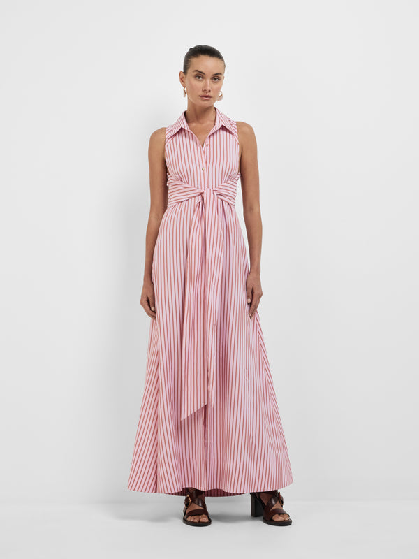 SHEIKE Anabella Midi Dress Stripe 1008666 Styled Front Image