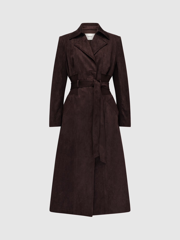 SHEIKE Annie Coat Cocoa 1008709 Ghost Image