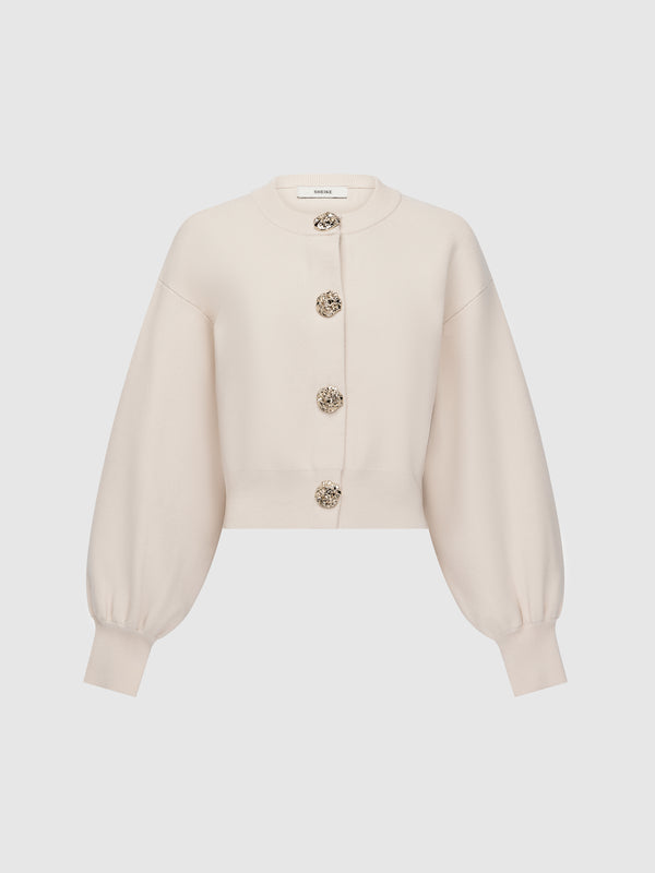 SHEIKE Gordon Knit Cardigan Ivory 1008713 Ghost Image