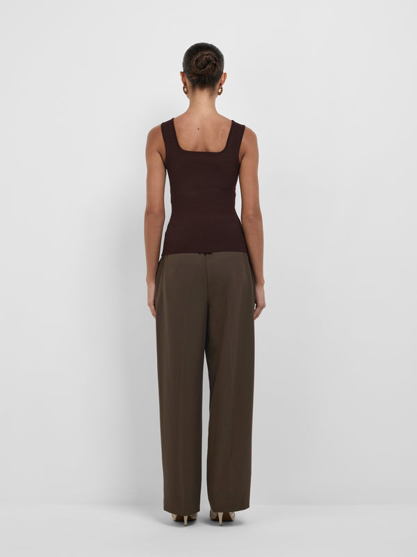 SHEIKE Kaia Top Chocolate 1008729 Back Image