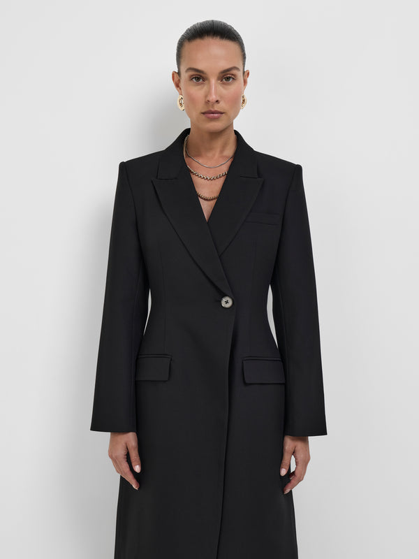 SHEIKE Crio Tailored Coat Black 1008733 Close Up Image