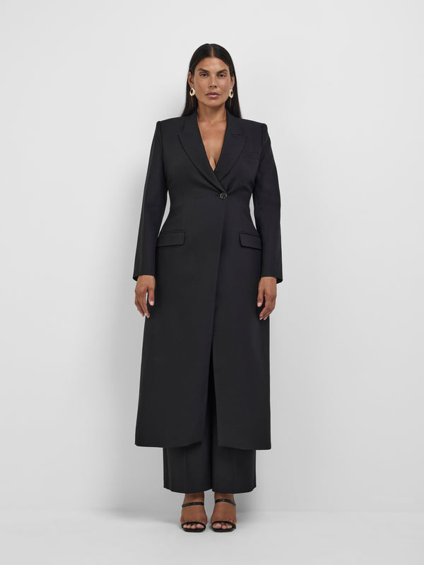 Size12 SHEIKE Crio Tailored Coat Black 1008733 Front Image