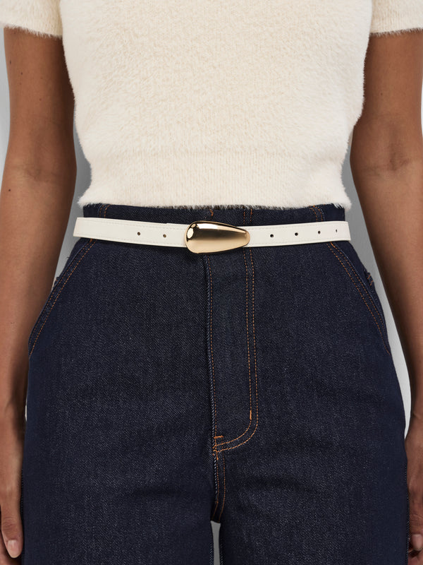 SHEIKE Adele Belt Ecru 1008845 Model Image