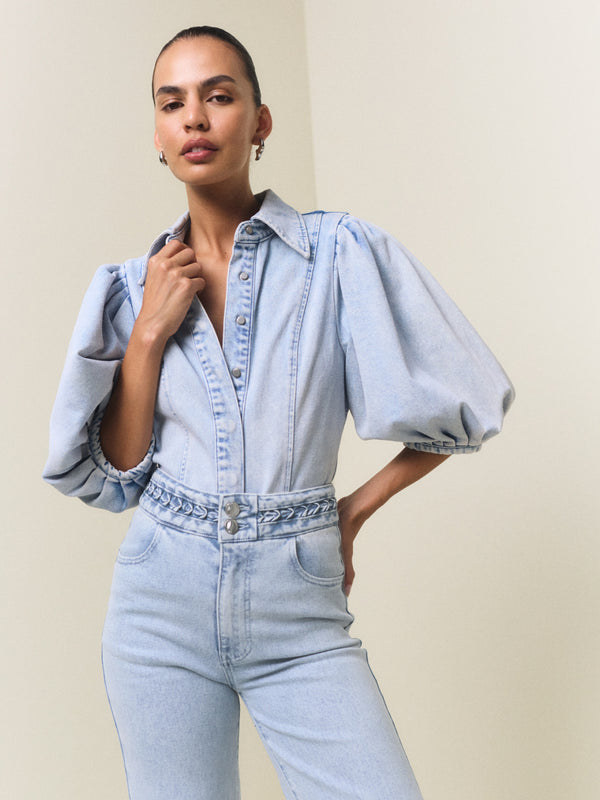 SHEIKE Indie Denim Shirt Blue 1008478 Campaign Image