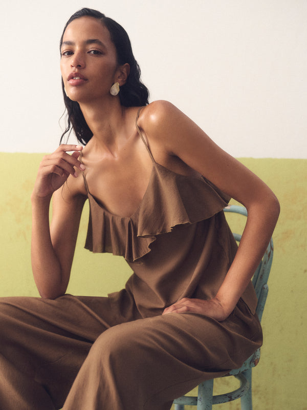 SHEIKE 1008351 Danika Top Cocoa Campaign Image 