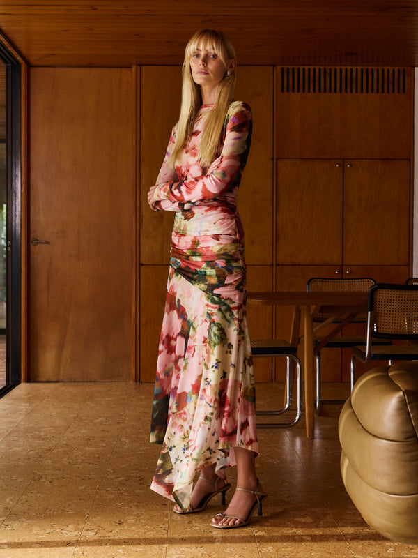 SHEIKE Faye Midi Skirt Floral 1008579 Campaign Image