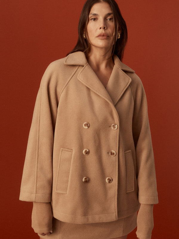 Size12 SHEIKE Alina Coat Camel 1007680 Campaign Image