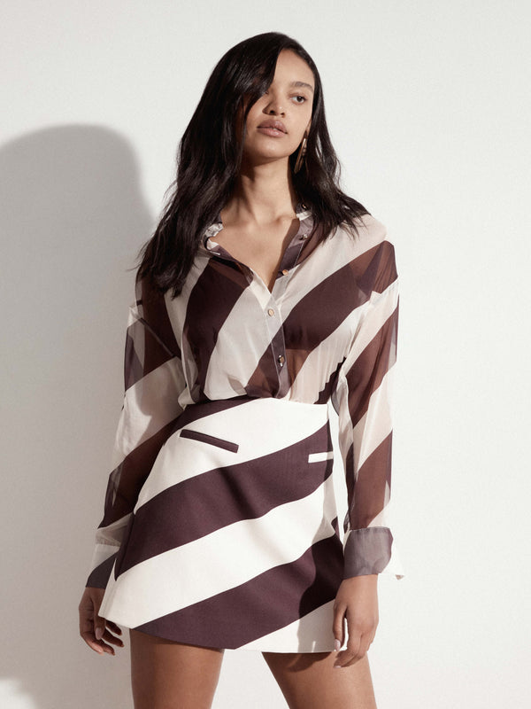 SHEIKE Lola Mini Skirt Stripe 1007736 Campaign Image