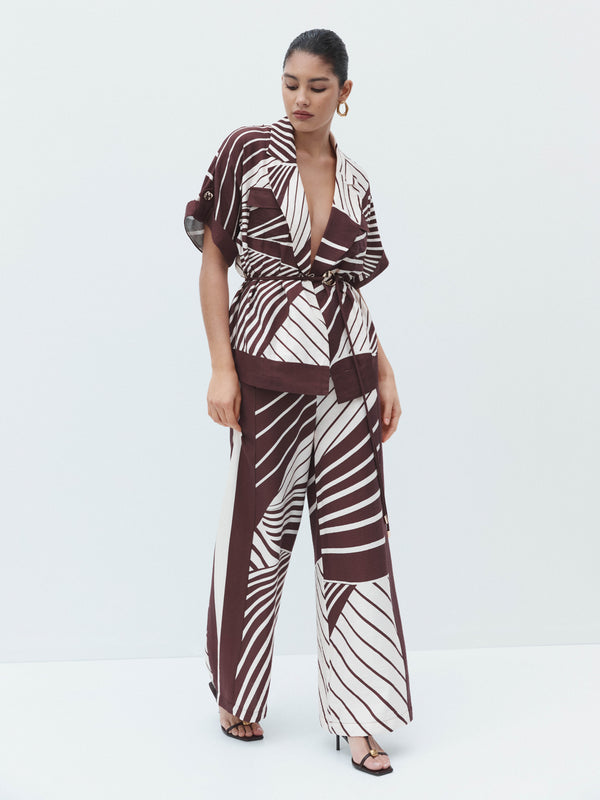 SHEIKE Montmartre Stripe Pant Print 1007814 Campaign Image