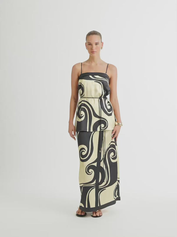 Video  SHEIKE Oceanic Swil Top Print 1007090 Video